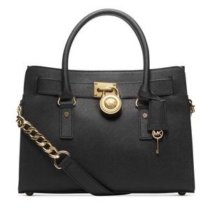 Michael Kors Hamilton East West Leather Satchel